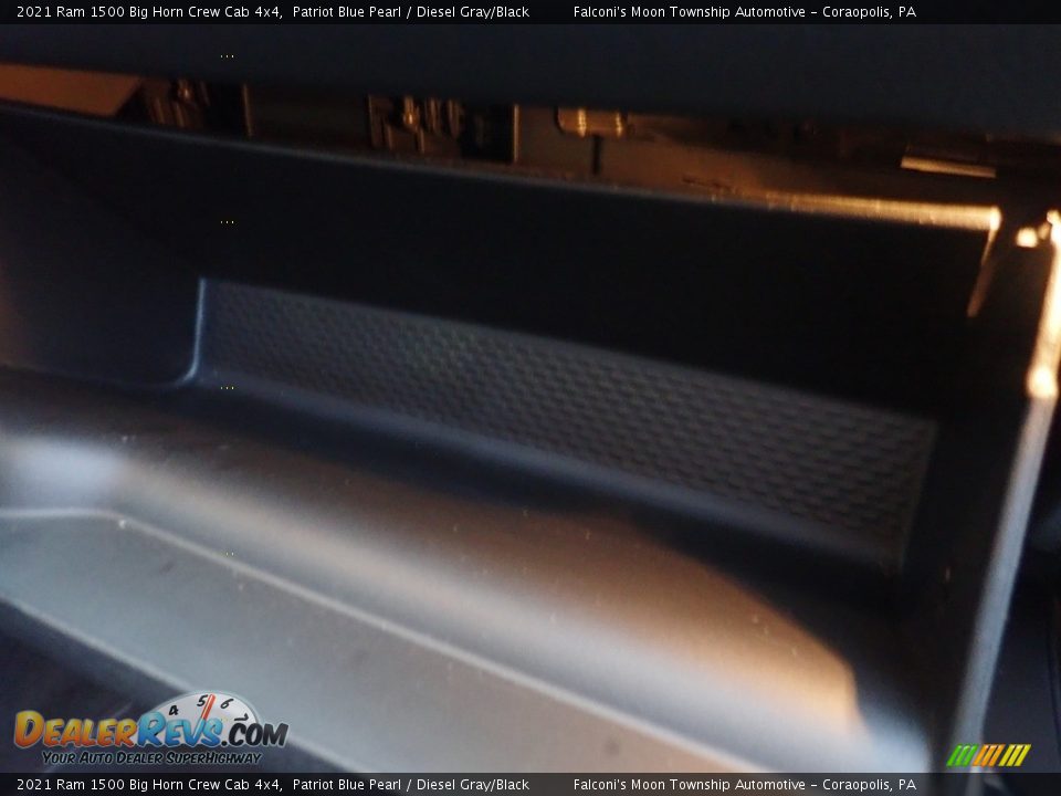 2021 Ram 1500 Big Horn Crew Cab 4x4 Patriot Blue Pearl / Diesel Gray/Black Photo #12