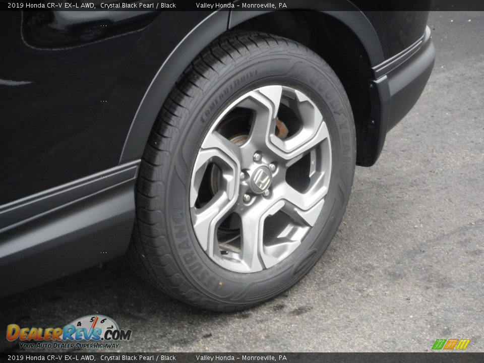 2019 Honda CR-V EX-L AWD Crystal Black Pearl / Black Photo #4