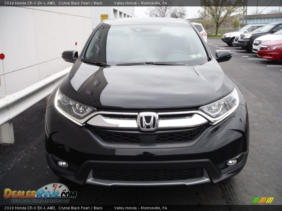 2019 Honda CR-V EX-L AWD Crystal Black Pearl / Black Photo #5