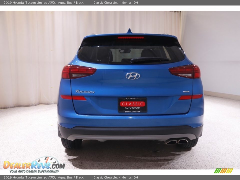 2019 Hyundai Tucson Limited AWD Aqua Blue / Black Photo #18