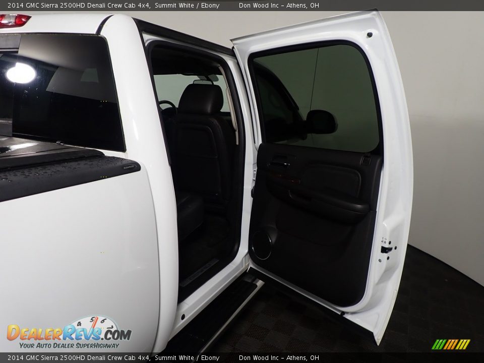 2014 GMC Sierra 2500HD Denali Crew Cab 4x4 Summit White / Ebony Photo #36