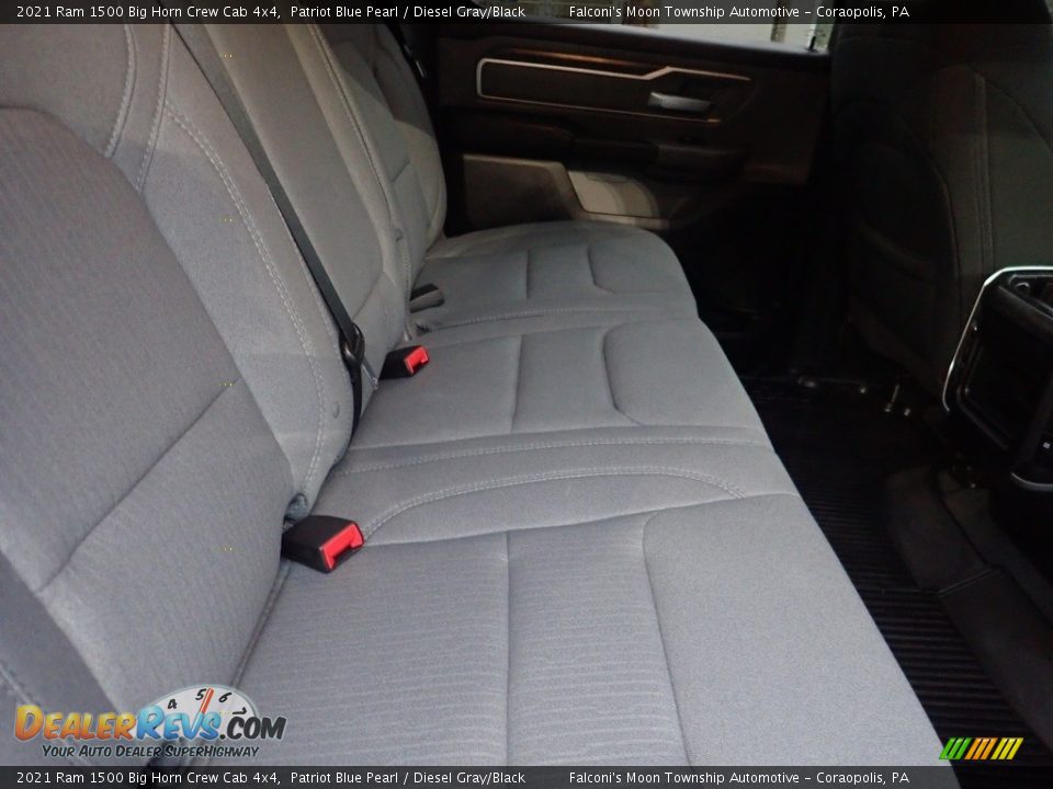 2021 Ram 1500 Big Horn Crew Cab 4x4 Patriot Blue Pearl / Diesel Gray/Black Photo #15
