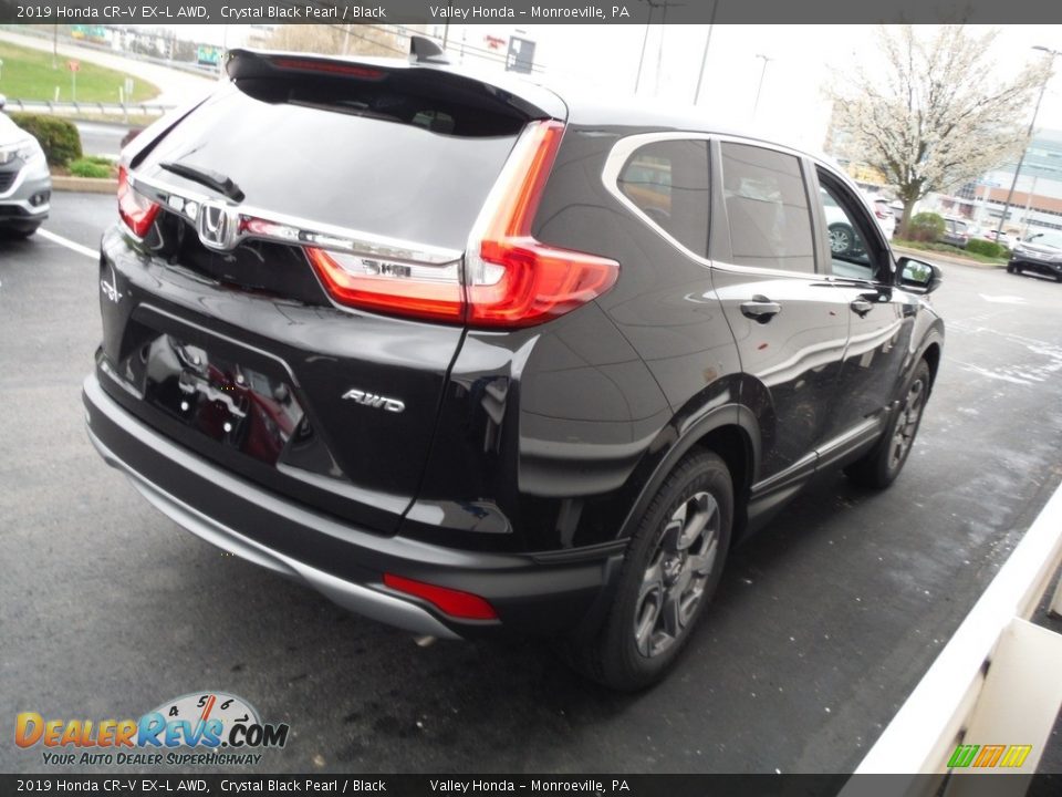 2019 Honda CR-V EX-L AWD Crystal Black Pearl / Black Photo #7