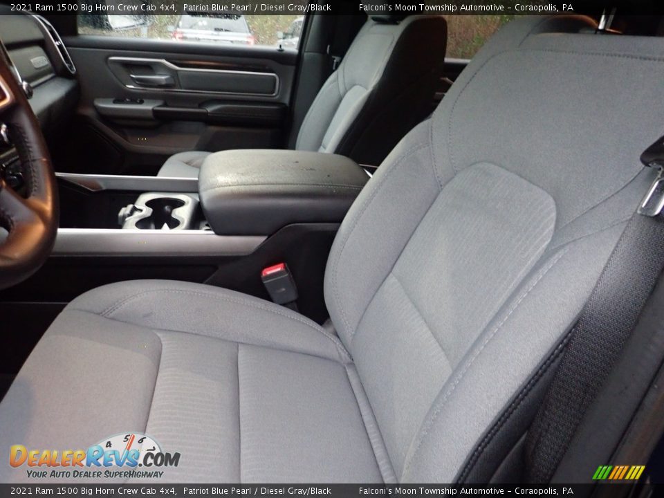 2021 Ram 1500 Big Horn Crew Cab 4x4 Patriot Blue Pearl / Diesel Gray/Black Photo #16