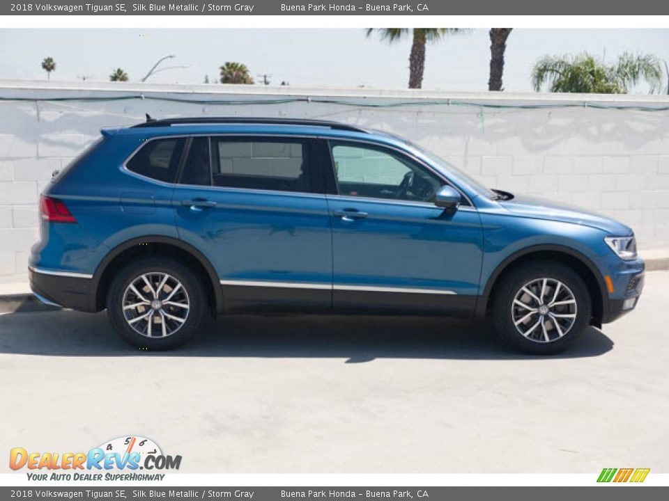 2018 Volkswagen Tiguan SE Silk Blue Metallic / Storm Gray Photo #12