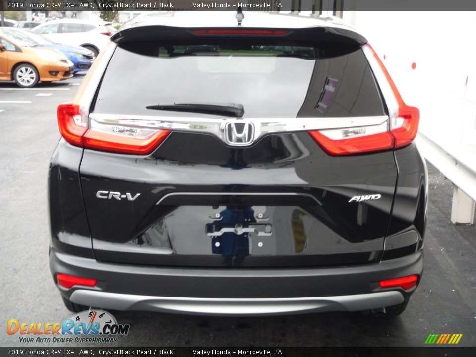 2019 Honda CR-V EX-L AWD Crystal Black Pearl / Black Photo #8