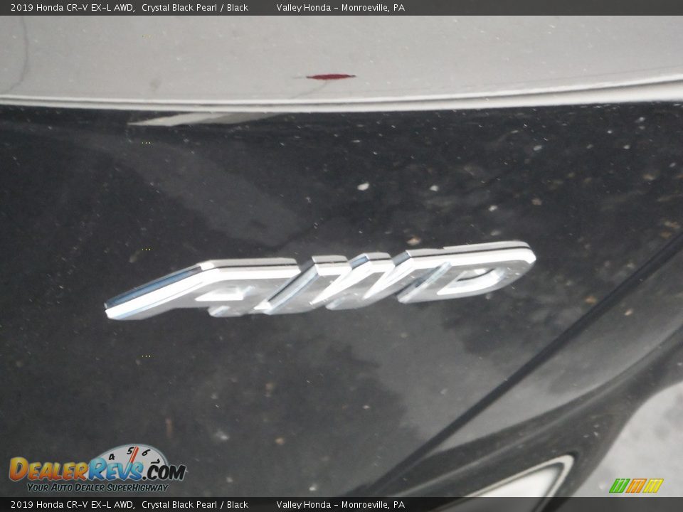 2019 Honda CR-V EX-L AWD Crystal Black Pearl / Black Photo #9