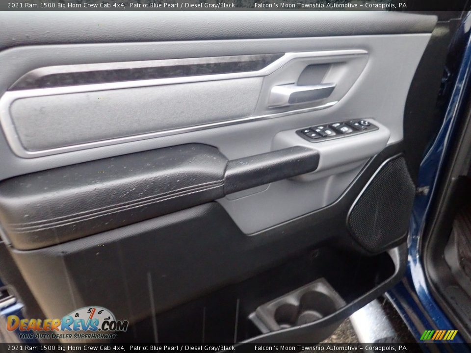 2021 Ram 1500 Big Horn Crew Cab 4x4 Patriot Blue Pearl / Diesel Gray/Black Photo #19