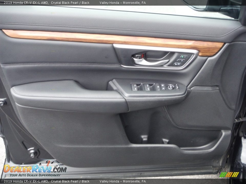 2019 Honda CR-V EX-L AWD Crystal Black Pearl / Black Photo #13