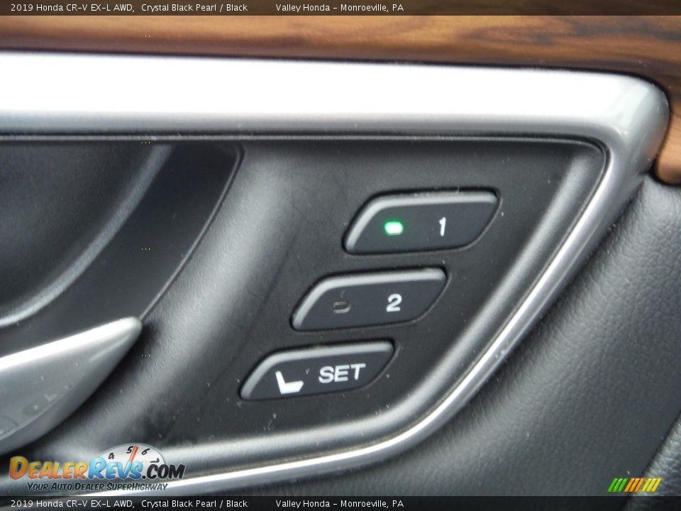 2019 Honda CR-V EX-L AWD Crystal Black Pearl / Black Photo #14