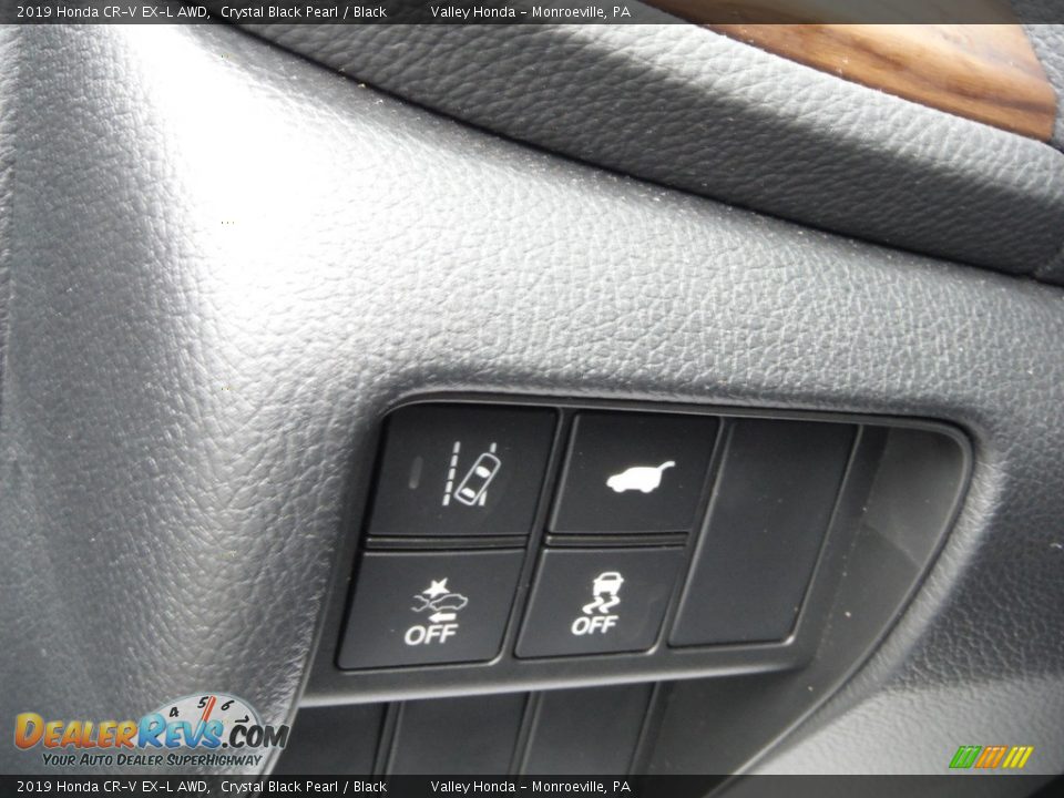 2019 Honda CR-V EX-L AWD Crystal Black Pearl / Black Photo #15