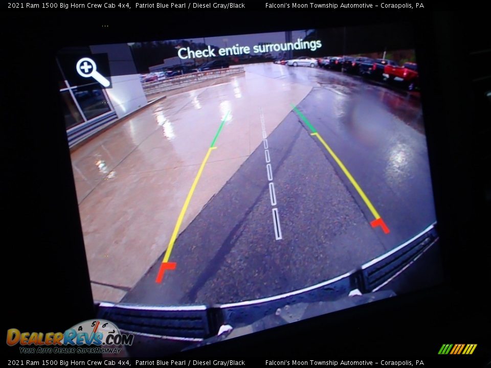 2021 Ram 1500 Big Horn Crew Cab 4x4 Patriot Blue Pearl / Diesel Gray/Black Photo #25