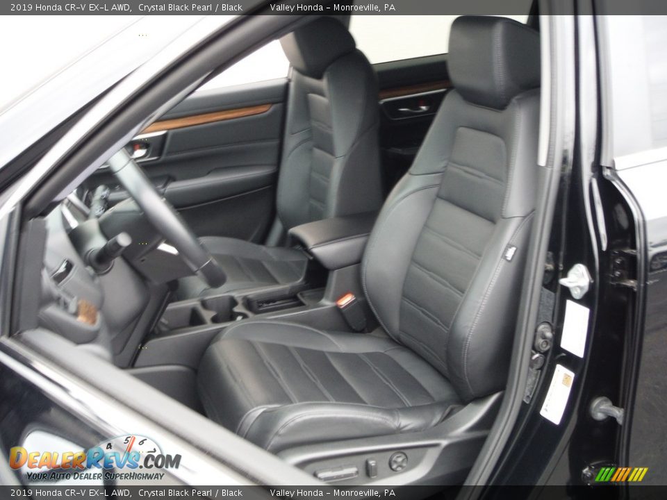 2019 Honda CR-V EX-L AWD Crystal Black Pearl / Black Photo #16