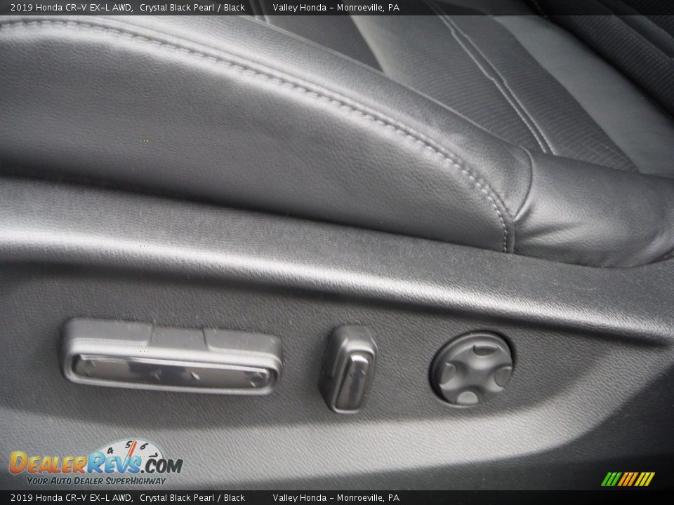 2019 Honda CR-V EX-L AWD Crystal Black Pearl / Black Photo #17