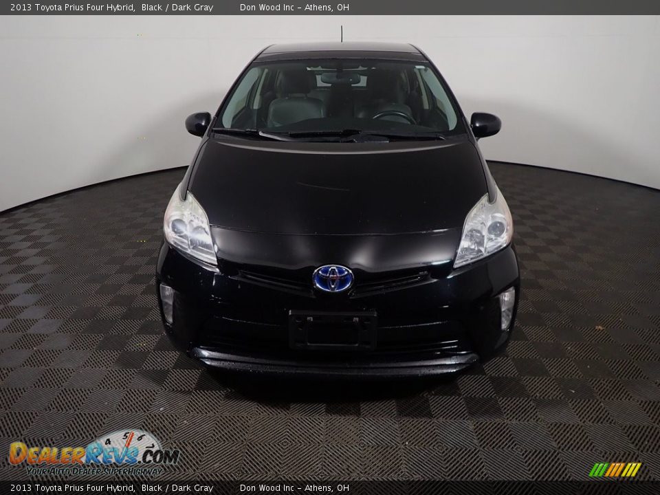 2013 Toyota Prius Four Hybrid Black / Dark Gray Photo #6
