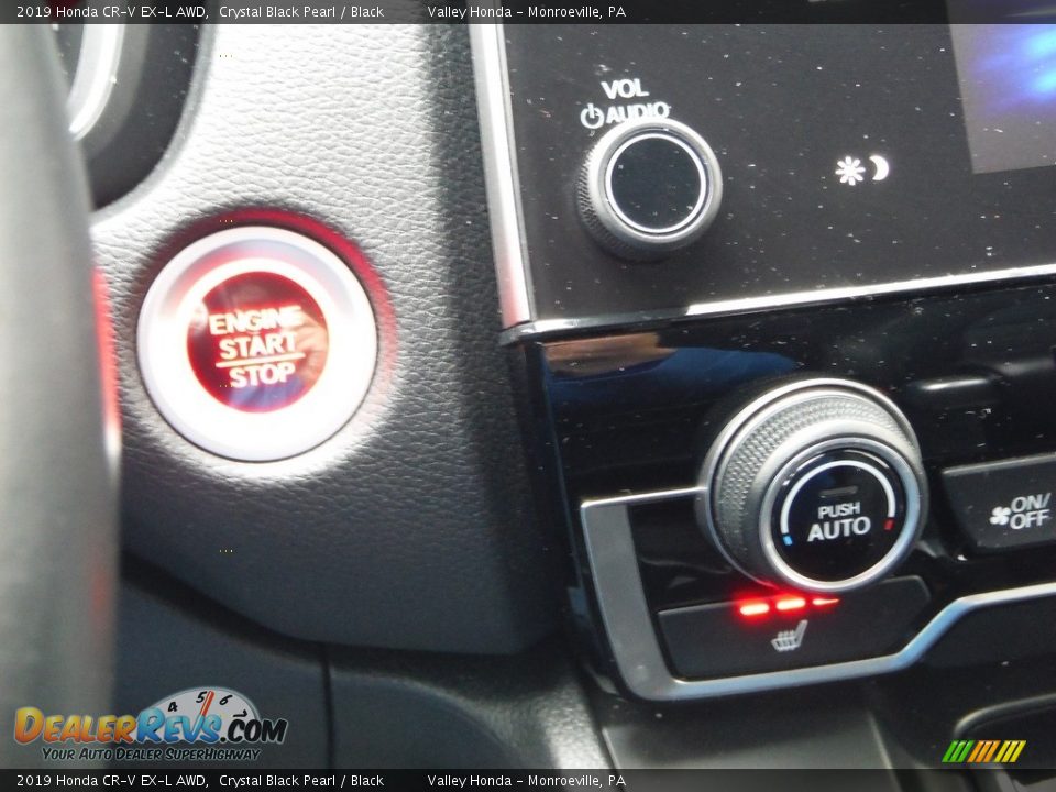 2019 Honda CR-V EX-L AWD Crystal Black Pearl / Black Photo #19