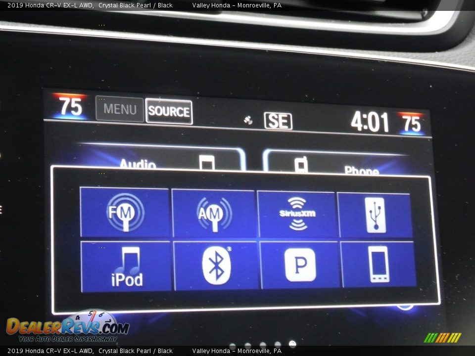 2019 Honda CR-V EX-L AWD Crystal Black Pearl / Black Photo #21