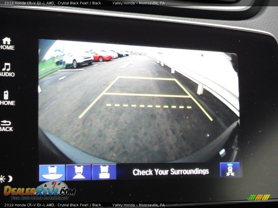 2019 Honda CR-V EX-L AWD Crystal Black Pearl / Black Photo #22