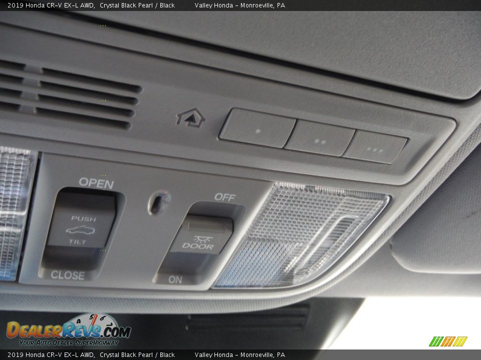 2019 Honda CR-V EX-L AWD Crystal Black Pearl / Black Photo #23