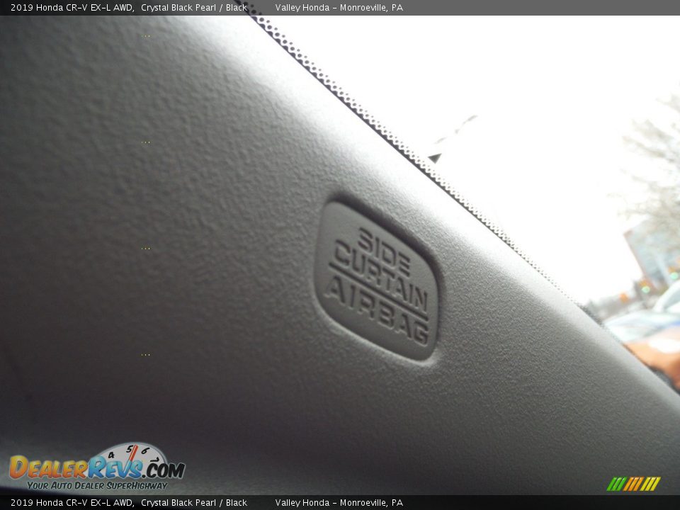 2019 Honda CR-V EX-L AWD Crystal Black Pearl / Black Photo #24