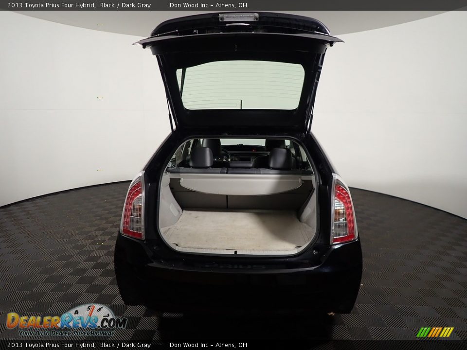 2013 Toyota Prius Four Hybrid Black / Dark Gray Photo #15