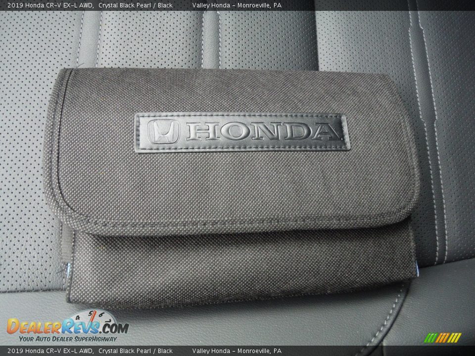 2019 Honda CR-V EX-L AWD Crystal Black Pearl / Black Photo #31