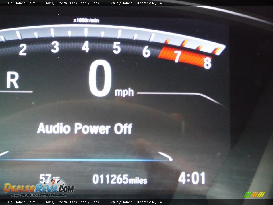 2019 Honda CR-V EX-L AWD Crystal Black Pearl / Black Photo #33