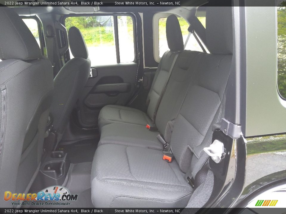 Rear Seat of 2022 Jeep Wrangler Unlimited Sahara 4x4 Photo #13