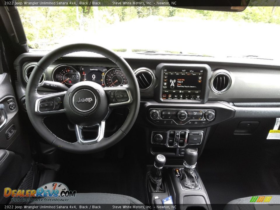 Dashboard of 2022 Jeep Wrangler Unlimited Sahara 4x4 Photo #14