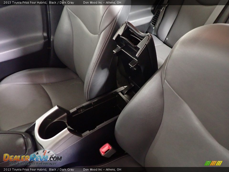 2013 Toyota Prius Four Hybrid Black / Dark Gray Photo #34