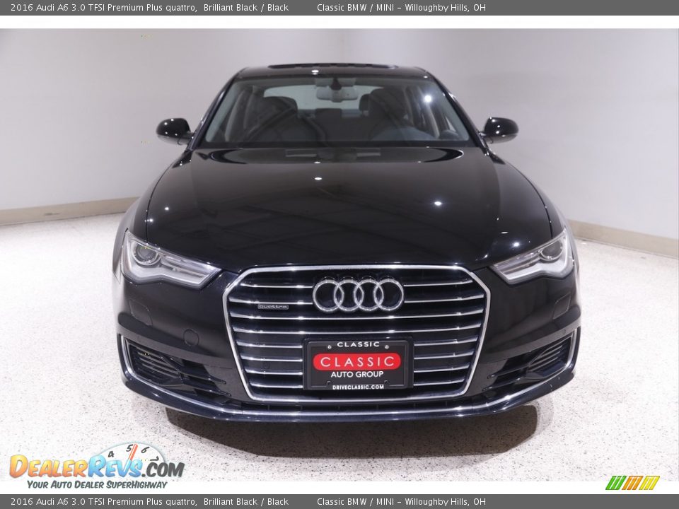 2016 Audi A6 3.0 TFSI Premium Plus quattro Brilliant Black / Black Photo #2