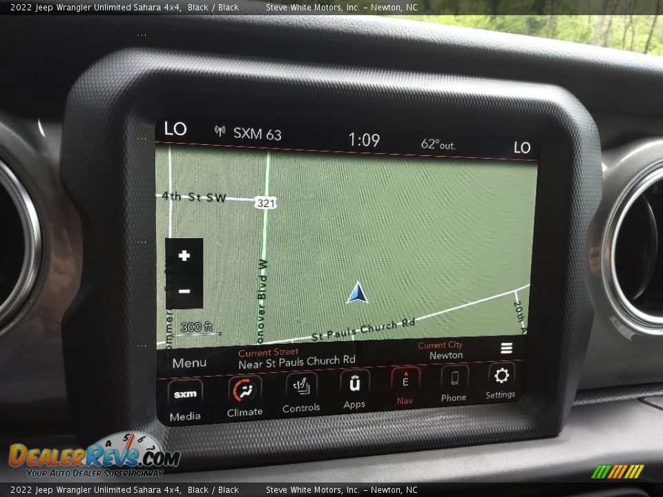 Navigation of 2022 Jeep Wrangler Unlimited Sahara 4x4 Photo #24