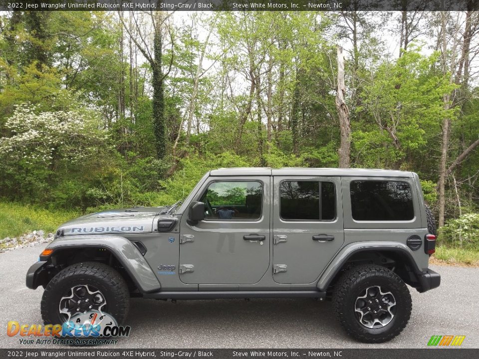 Sting-Gray 2022 Jeep Wrangler Unlimited Rubicon 4XE Hybrid Photo #1