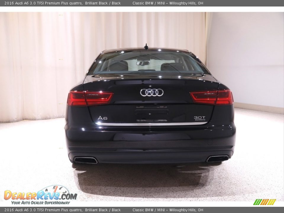 2016 Audi A6 3.0 TFSI Premium Plus quattro Brilliant Black / Black Photo #20