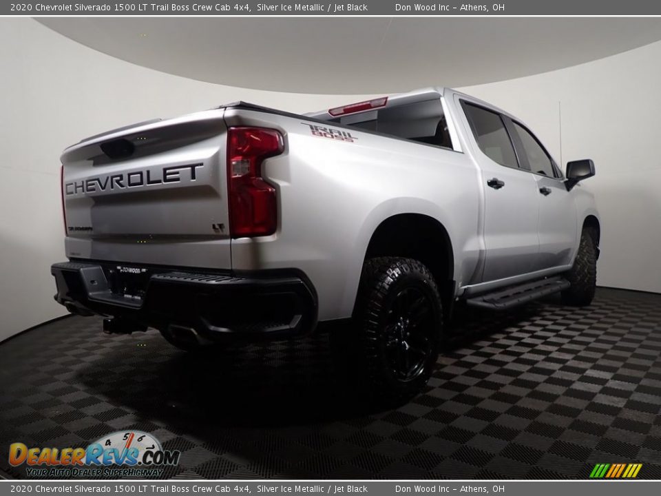 2020 Chevrolet Silverado 1500 LT Trail Boss Crew Cab 4x4 Silver Ice Metallic / Jet Black Photo #16