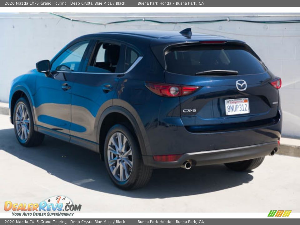 2020 Mazda CX-5 Grand Touring Deep Crystal Blue Mica / Black Photo #2