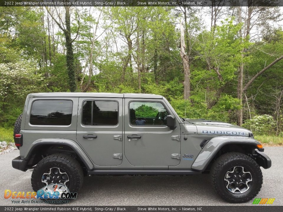 Sting-Gray 2022 Jeep Wrangler Unlimited Rubicon 4XE Hybrid Photo #8