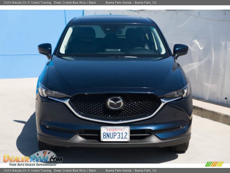 2020 Mazda CX-5 Grand Touring Deep Crystal Blue Mica / Black Photo #7