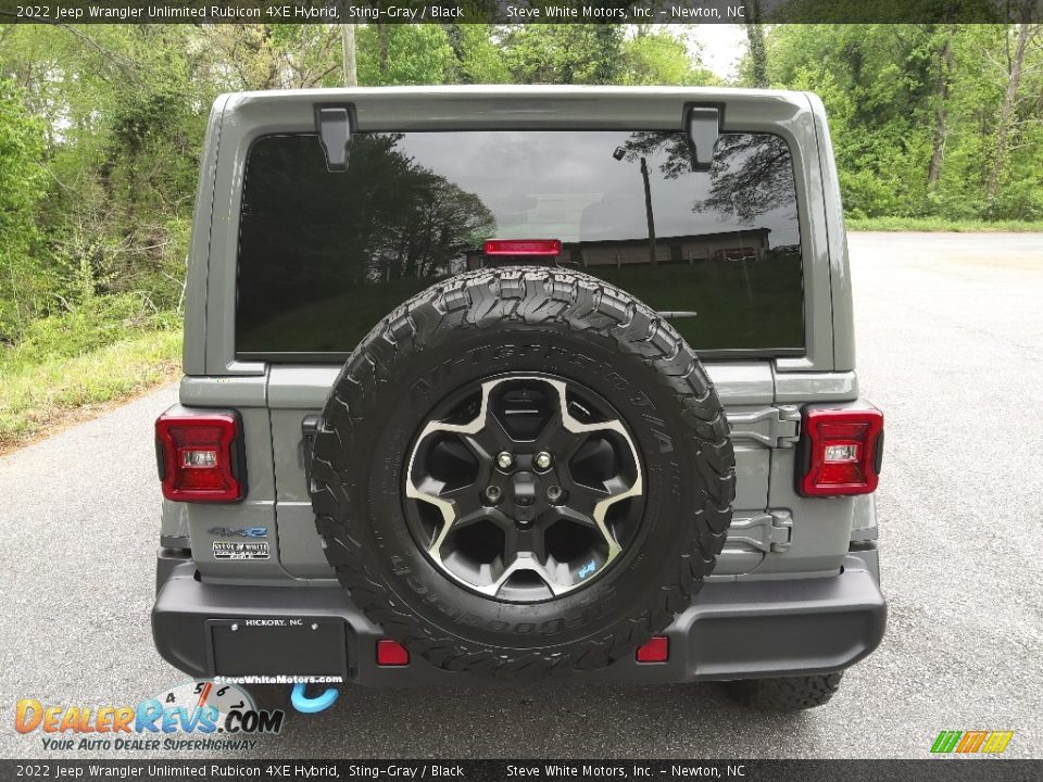 2022 Jeep Wrangler Unlimited Rubicon 4XE Hybrid Sting-Gray / Black Photo #10