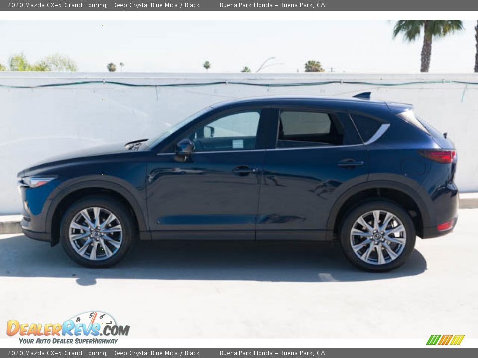 2020 Mazda CX-5 Grand Touring Deep Crystal Blue Mica / Black Photo #8