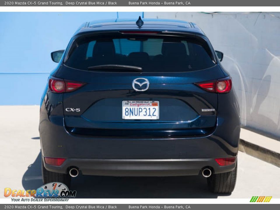 2020 Mazda CX-5 Grand Touring Deep Crystal Blue Mica / Black Photo #9