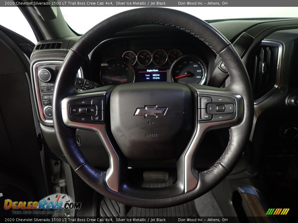 2020 Chevrolet Silverado 1500 LT Trail Boss Crew Cab 4x4 Silver Ice Metallic / Jet Black Photo #26