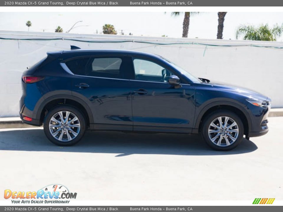 2020 Mazda CX-5 Grand Touring Deep Crystal Blue Mica / Black Photo #12