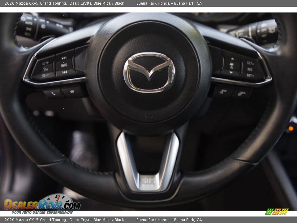 2020 Mazda CX-5 Grand Touring Deep Crystal Blue Mica / Black Photo #13