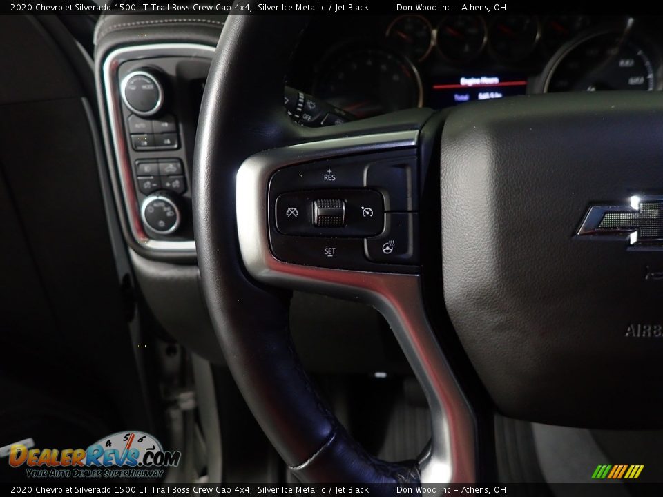 2020 Chevrolet Silverado 1500 LT Trail Boss Crew Cab 4x4 Silver Ice Metallic / Jet Black Photo #28