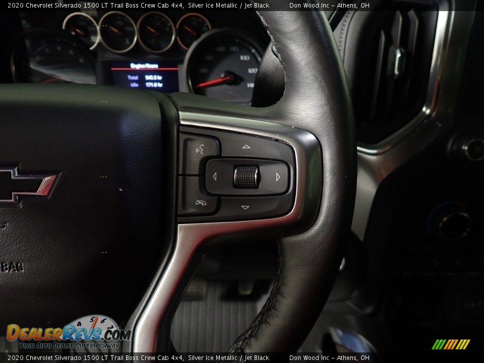 2020 Chevrolet Silverado 1500 LT Trail Boss Crew Cab 4x4 Silver Ice Metallic / Jet Black Photo #29