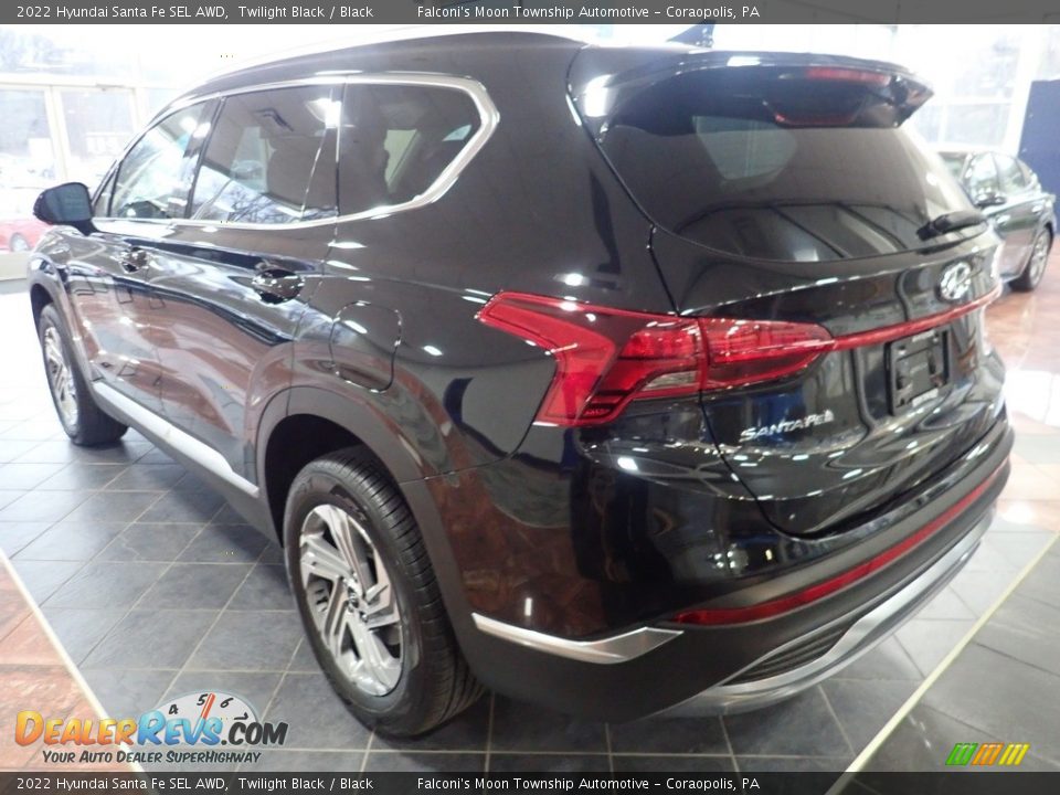 2022 Hyundai Santa Fe SEL AWD Twilight Black / Black Photo #4