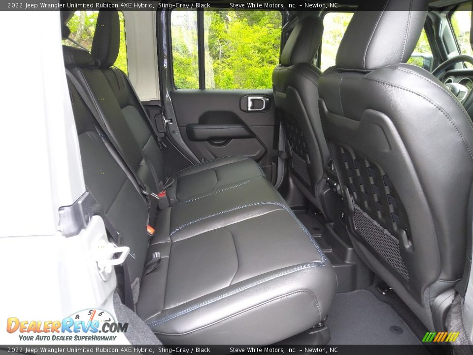 Rear Seat of 2022 Jeep Wrangler Unlimited Rubicon 4XE Hybrid Photo #20