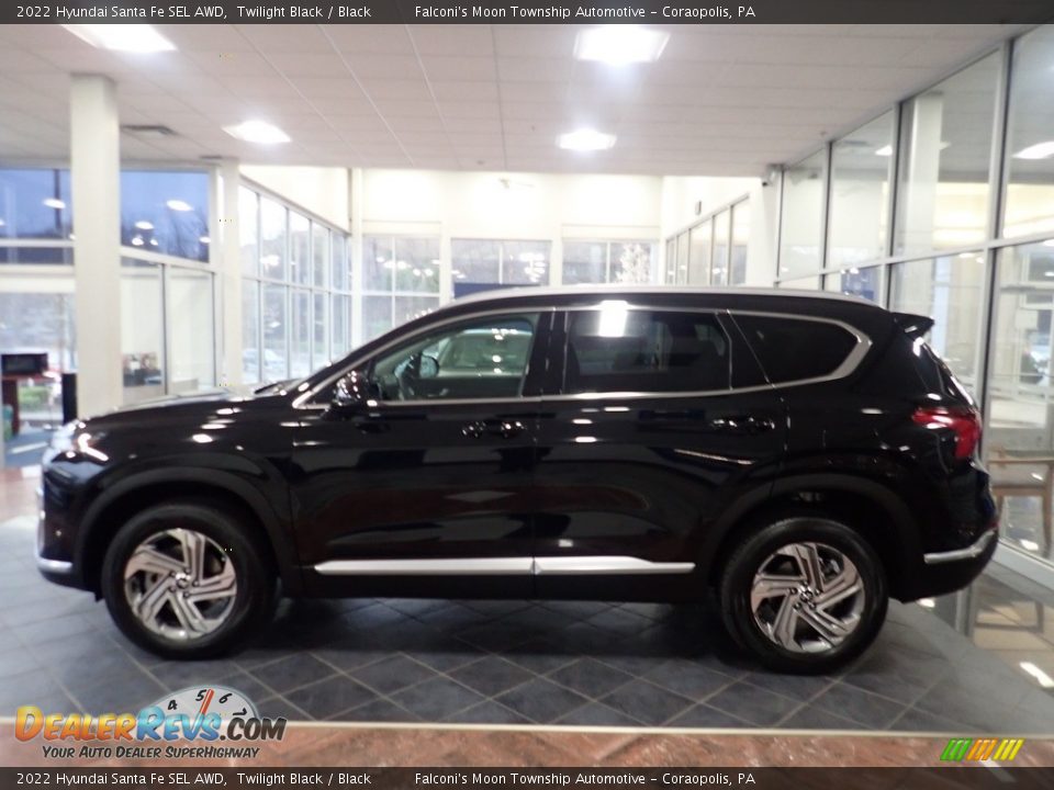 2022 Hyundai Santa Fe SEL AWD Twilight Black / Black Photo #5