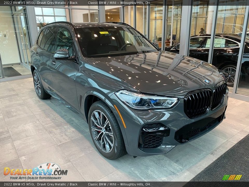 2022 BMW X5 M50i Dravit Grey Metallic / Black Photo #1